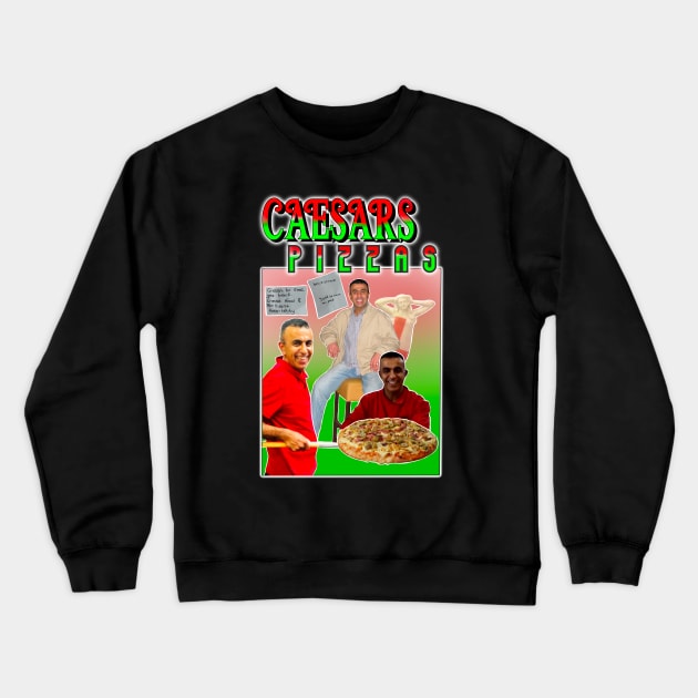 Caesers pizzas Blackburn Crewneck Sweatshirt by Popstarbowser